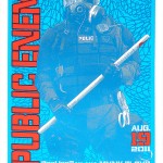 Public Enemy poster Chris Shaw - Blue variant Public Enemy poster Chris Shaw - Blue variant