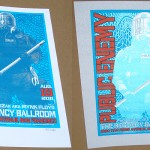 Public Enemy poster Chris Shaw - Blue Pearl variant silver reflection Public Enemy poster Chris Shaw - Blue Pearl variant silver reflection
