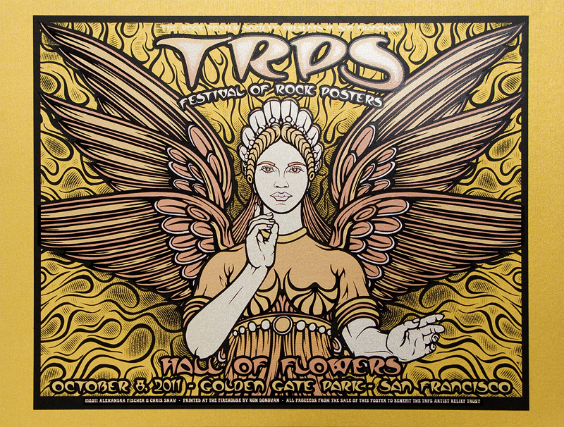 TRPS Festival of Rock Posters 2011 - Gold Variant