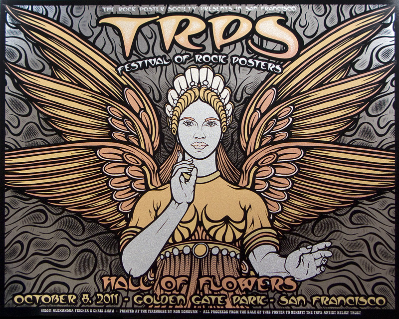 TRPS Festival of Rock Posters 2011 - Silver Foil Variant