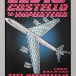 Elvis Costello at The Warfield, silkscreen poster by Chris Shaw