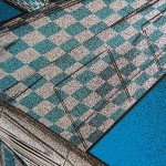 Elvis Costello silkscreen poster by Chris Shaw (Detail 3)
