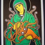 Snaphot of Soundgarden silkscreen poster by Chris Shaw