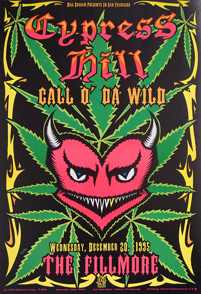 Cypress Hill poster by Chris Shaw