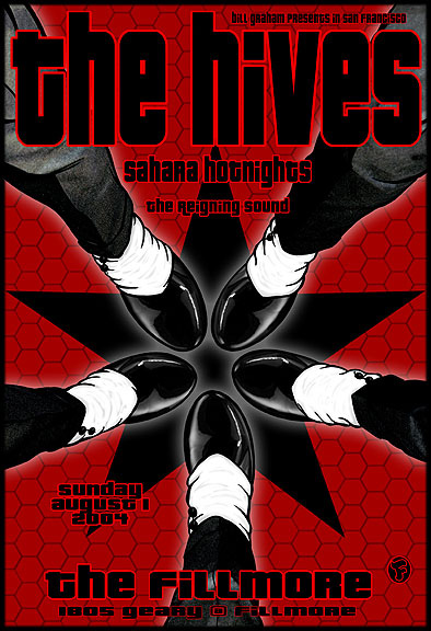 The Hives poster by Chris Shaw
