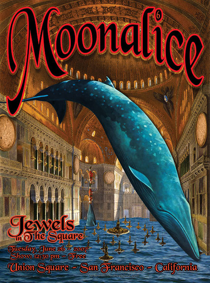 M-004 Moonalice poster by Chris Shaw