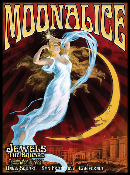 M-006 Moonalice poster by Chris Shaw