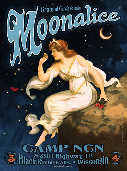 M-007 Moonalice poster by Chris Shaw