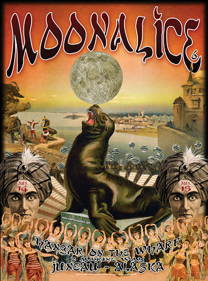 M-010 Moonalice poster by Chris Shaw
