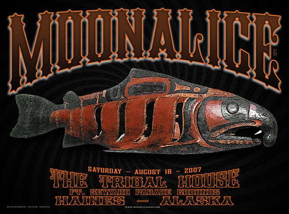 M-012 Moonalice poster by Chris Shaw
