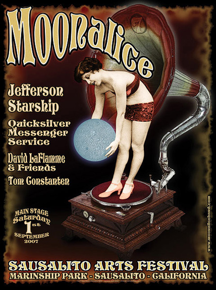 M-015 Moonalice poster by Chris Shaw