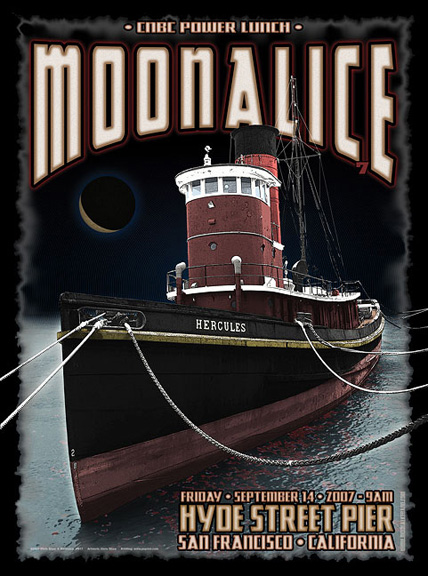 M-017 Moonalice poster by Chris Shaw