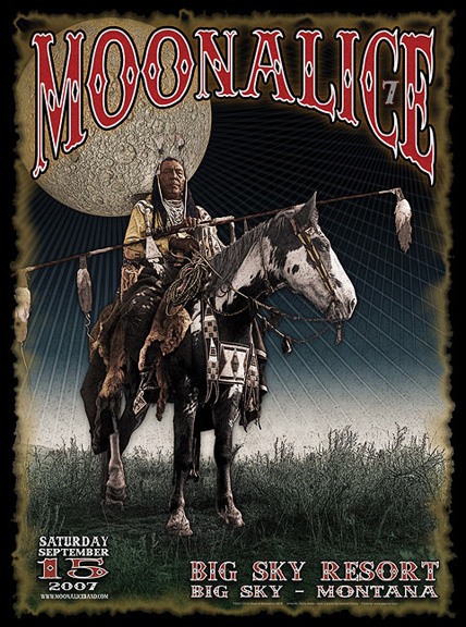 M-018 Moonalice poster by Chris Shaw