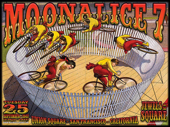 M-019 Moonalice poster by Chris Shaw