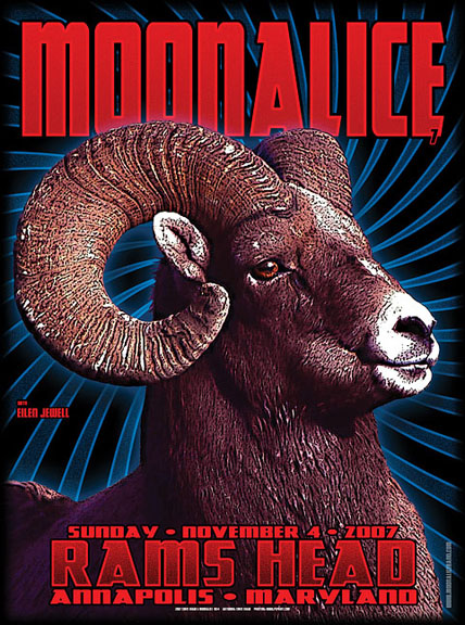 M-034 Moonalice poster by Chris Shaw