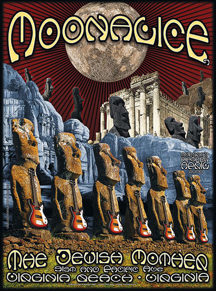 M-050 Moonalice poster by Chris Shaw