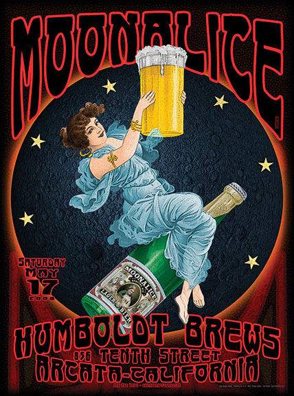 M-070 Moonalice poster by Chris Shaw