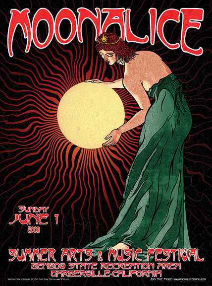 M-075 Moonalice poster by Chris Shaw