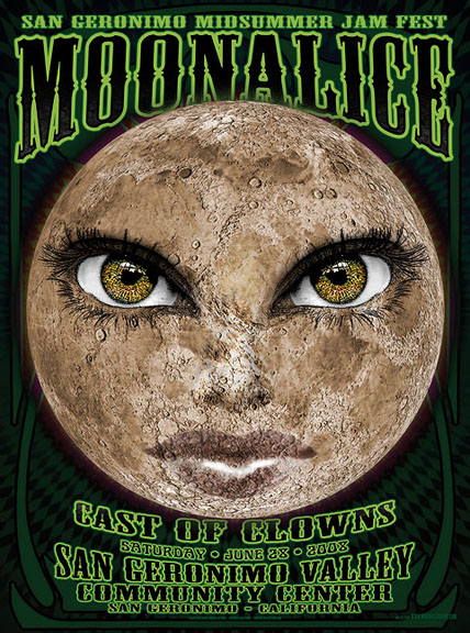 M-089 Moonalice poster by Chris Shaw