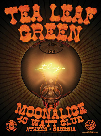 M-109 Moonalice poster by Chris Shaw