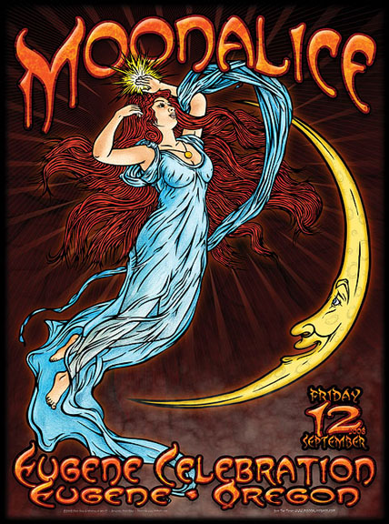 M-111 Moonalice poster by Chris Shaw