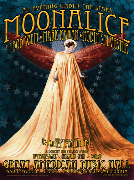M-145 Moonalice poster by Chris Shaw