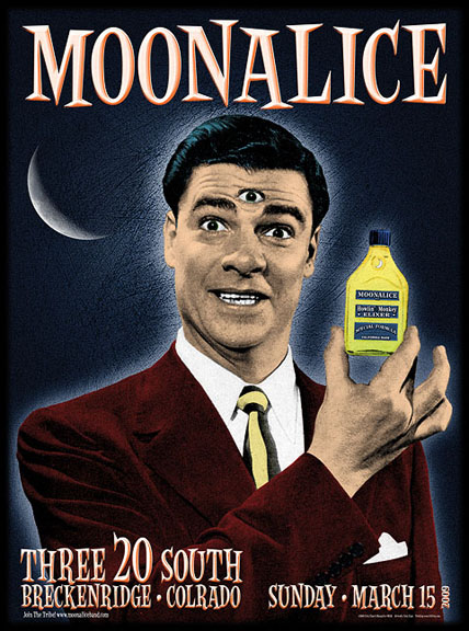 M-148 Moonalice poster by Chris Shaw