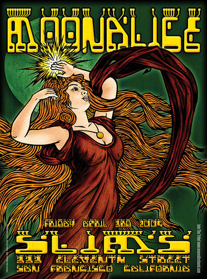 M-158 Moonalice poster by Chris Shaw