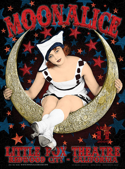 M-162 Moonalice poster by Chris Shaw