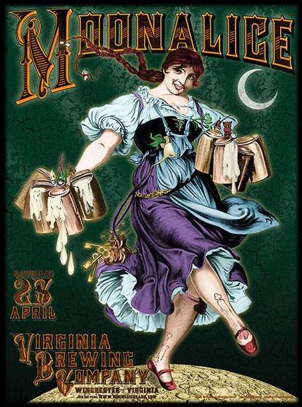 M-165 Moonalice poster by Chris Shaw