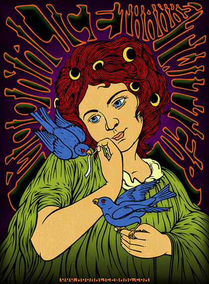 M-186 Moonalice poster by Chris Shaw