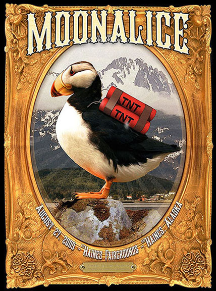 M-204 Moonalice poster by Chris Shaw