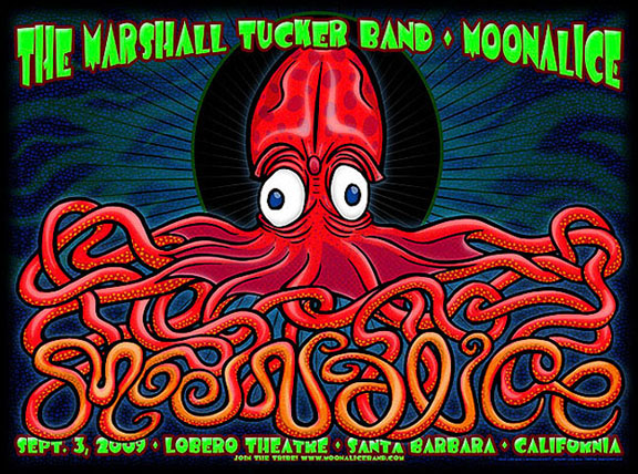 M-207 Moonalice poster by Chris Shaw