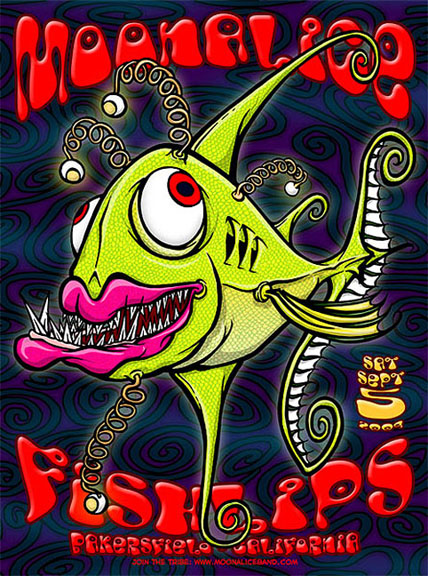 M-209 Moonalice poster by Chris Shaw
