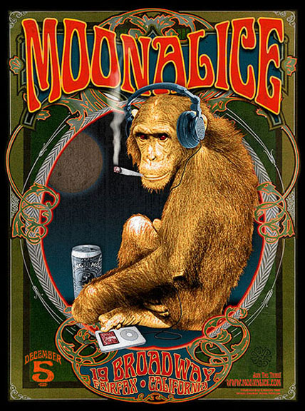 M-229 Moonalice poster by Chris Shaw