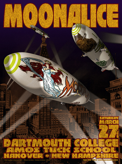 M-257 Moonalice poster by Chris Shaw