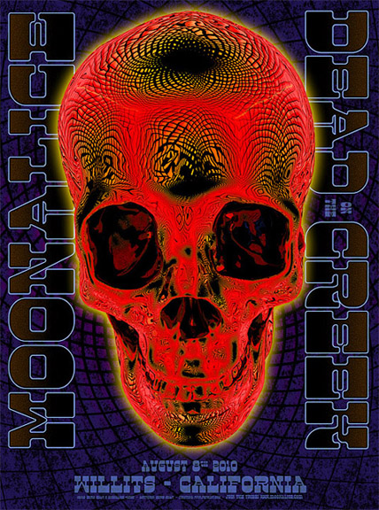 M-305 (Red) Moonalice poster by Chris Shaw