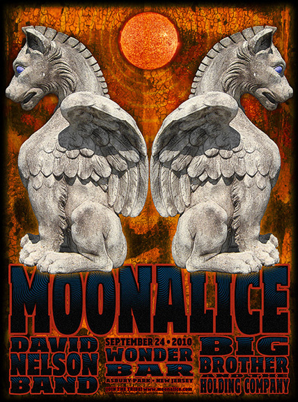 M-321 Moonalice poster by Chris Shaw