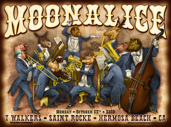 M-328 Moonalice poster by Chris Shaw
