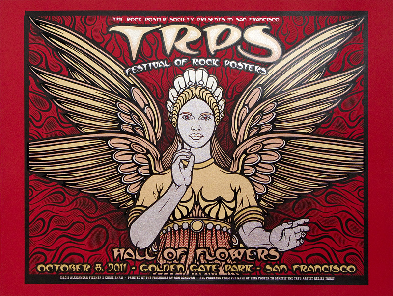 TRPS Festival of Rock Posters 2011 - Red Variant 