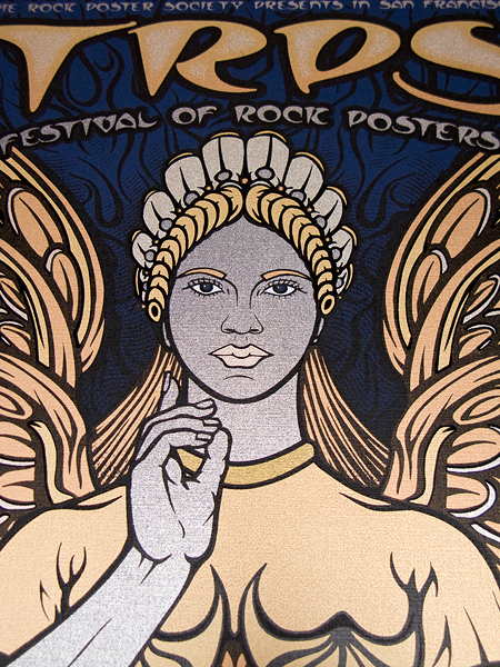 TRPS Festival of Rock Posters 2011 poster - Face detail 2