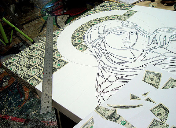 Madonna 40oz (2010) detail