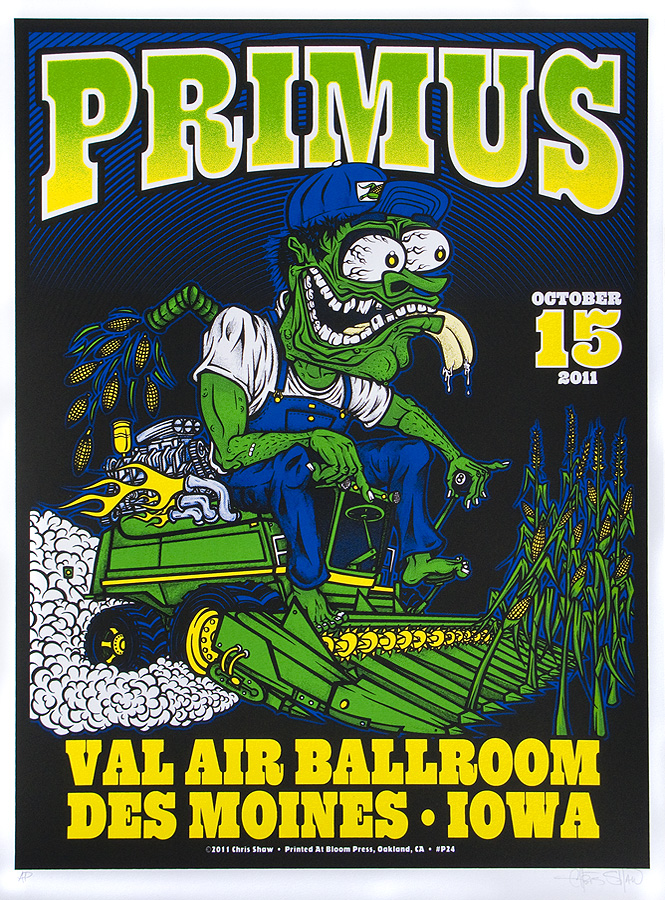 Primus poster by Chris Shaw (Regular AP)