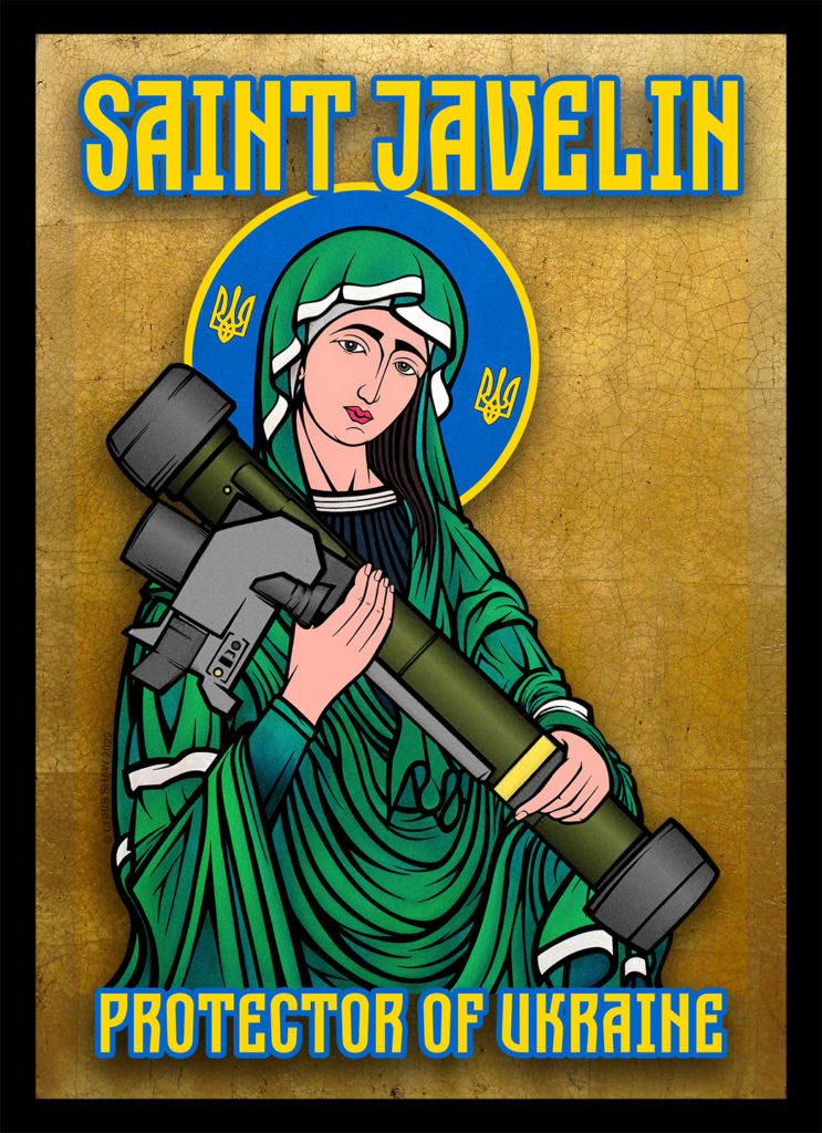SAINT JAVELIN ( Сент-Джавелін ) – Icon of Ukrainian Resistance | Chris Shaw