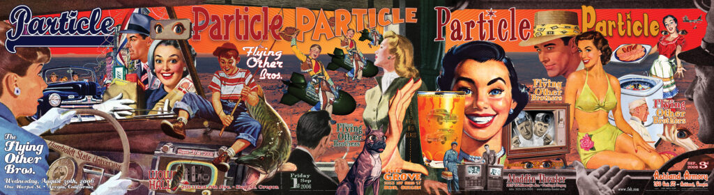 Particle Flying Other Bros poster by Chris Shaw 2006