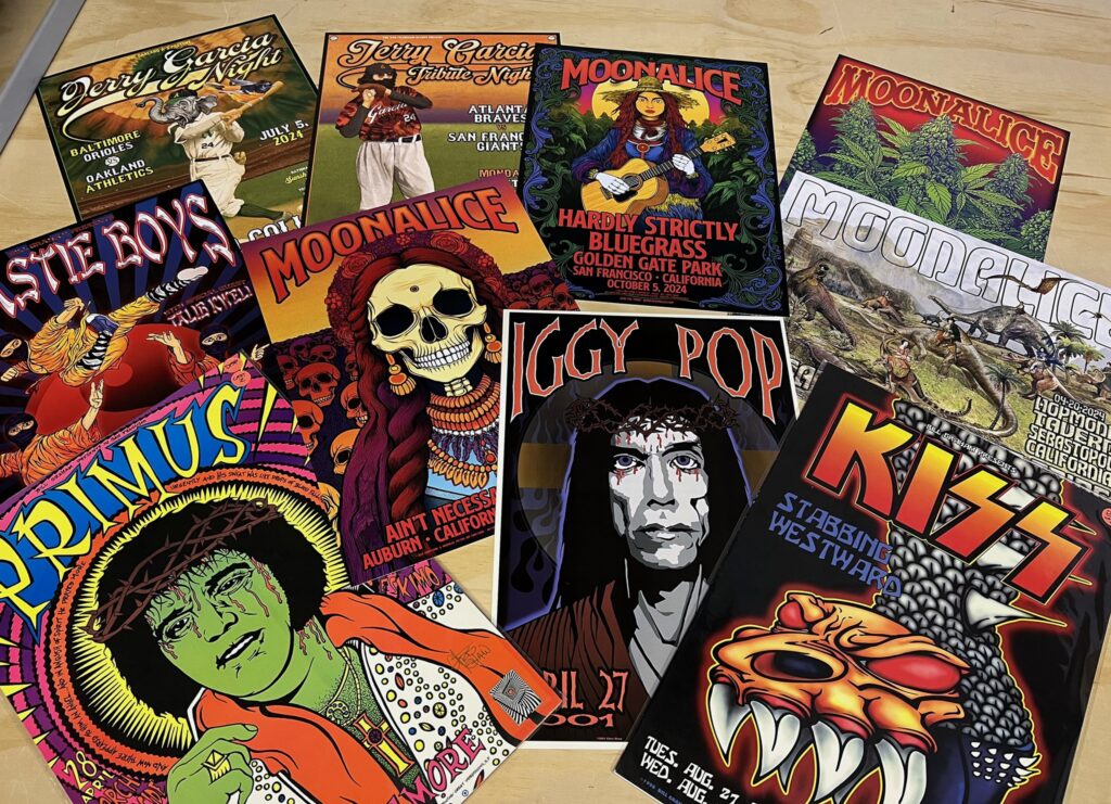 Rock Poster Artist Chris Shaw Posters