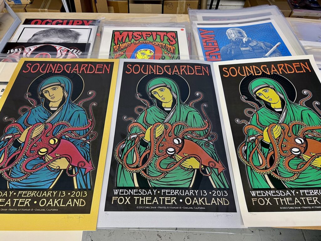 Rock Poster Artist Chris Shaw Soundgarden